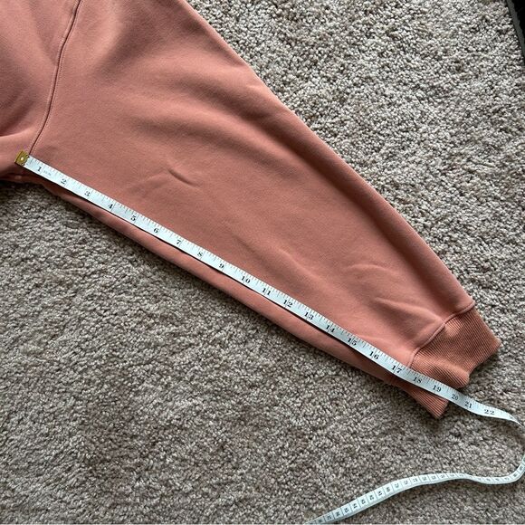 Brooklyn Grace "MAMA" Drop Shoulder Autumn Spice Orange Crewneck Sweater Large - Picture 9 of 11